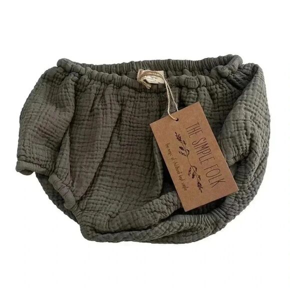 NWT The Simple Folk Muslin Bloomer Lead Gray 4/5 y - Picture 1 of 7